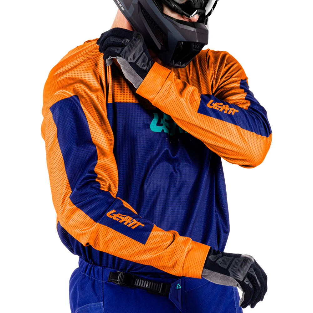 2026 Leatt 3.5 Pant and Shirt Kit Combo Orange - Image 2