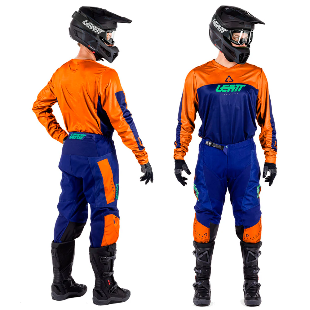 2026 Leatt 3.5 Pant and Shirt Kit Combo Orange - Image 4