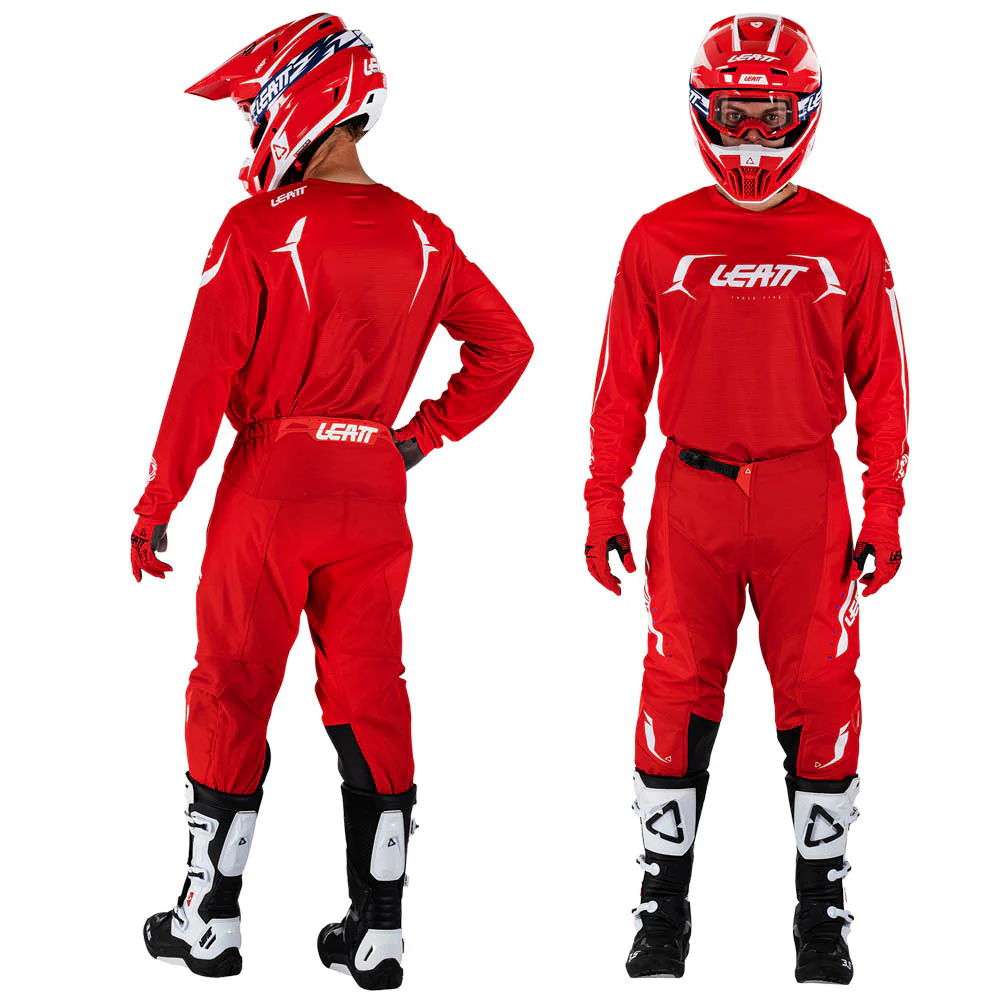 2026 Leatt 3.5 Pant and Shirt Kit Combo Red - Image 4