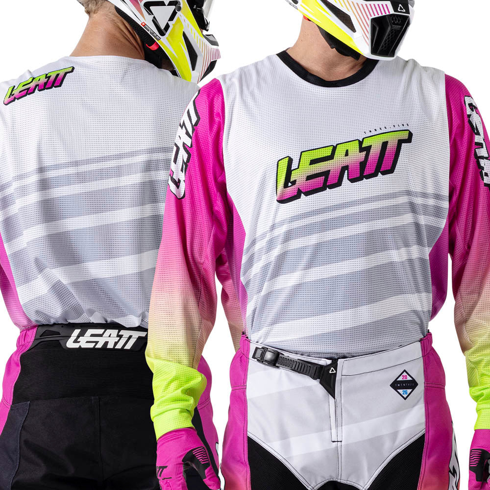 2026 Leatt 3.5 Pant and Shirt Kit Combo Retro Pink - Image 2