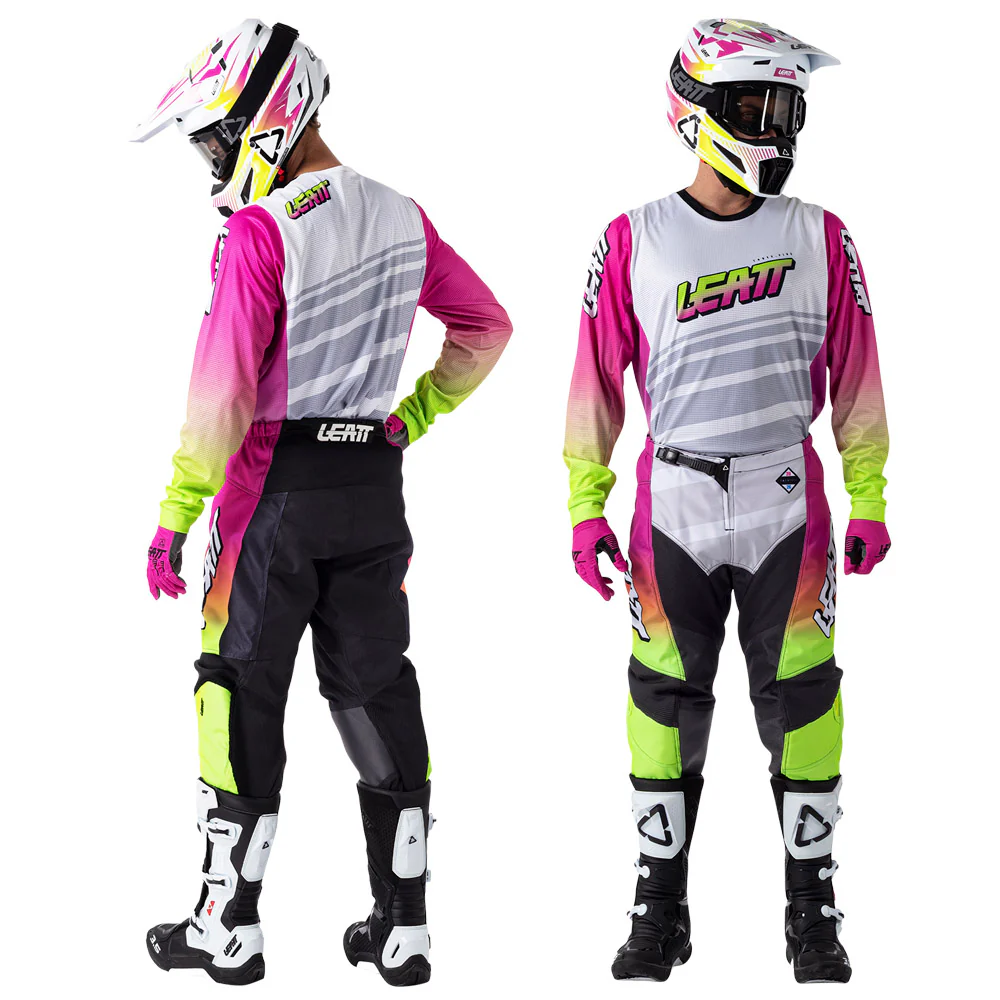 2026 Leatt 3.5 Pant and Shirt Kit Combo Retro Pink - Image 4