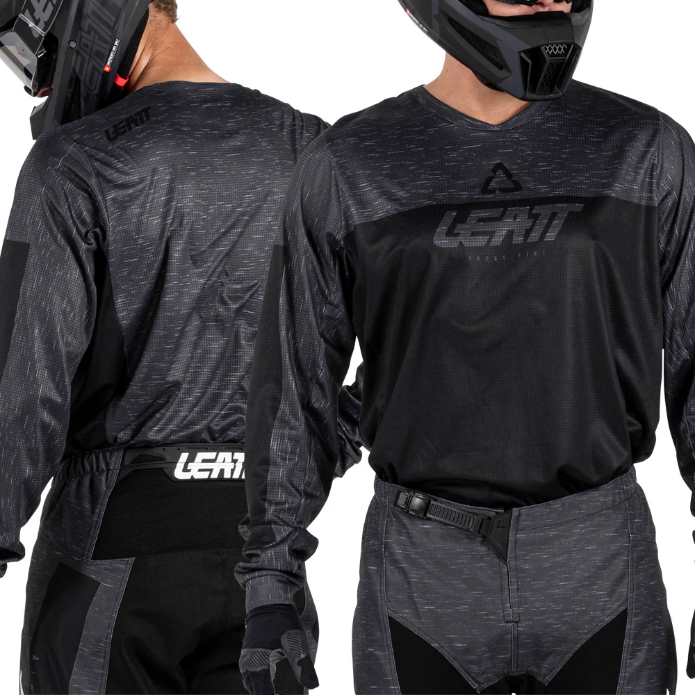 2026 Leatt 3.5 Pant and Shirt Kit Combo Stealth Black Grey - Image 2
