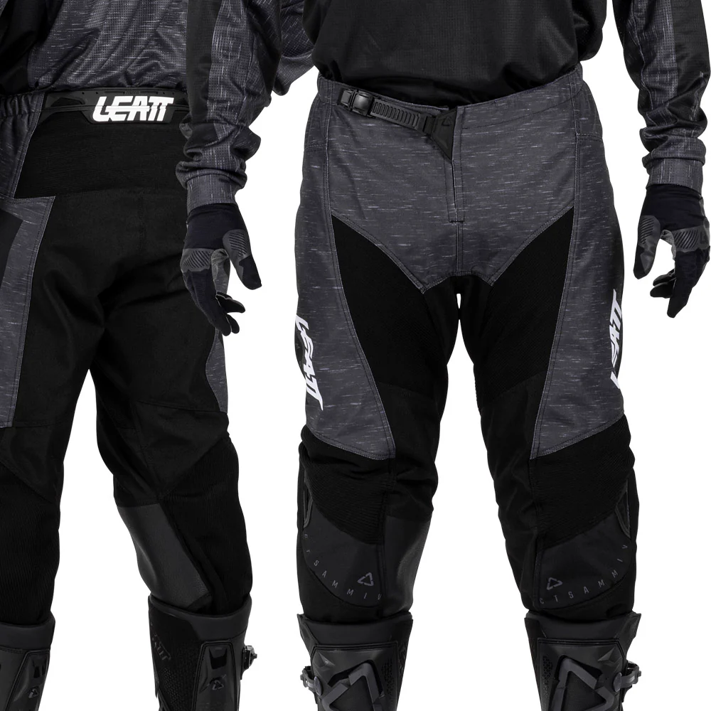 2026 Leatt 3.5 Pant and Shirt Kit Combo Stealth Black Grey - Image 3