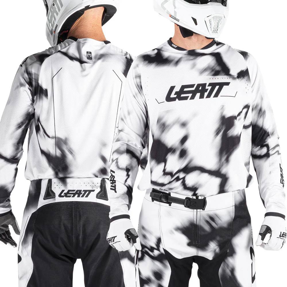 2026 Leatt 4.5 Moto Lite Jersey White - Image 3