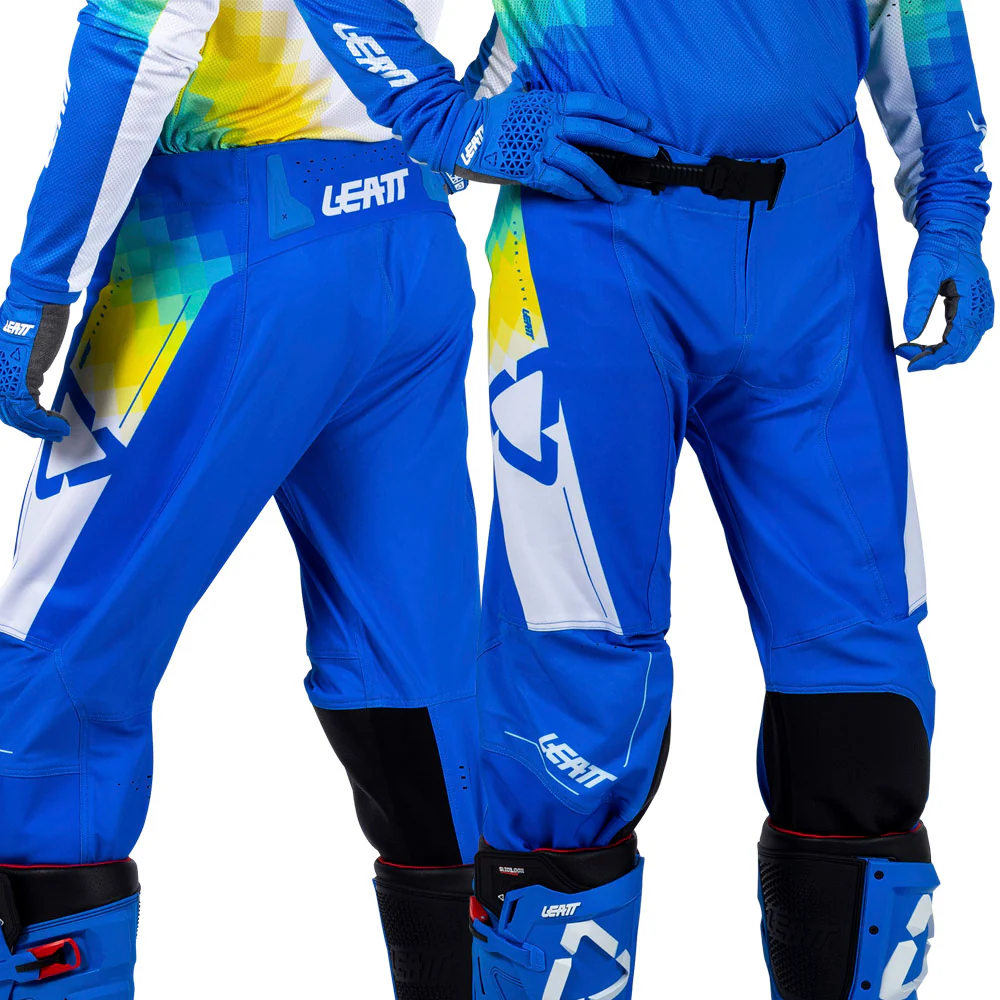 2026 Leatt 4.5 Moto Pant Pixel Blue - Image 3