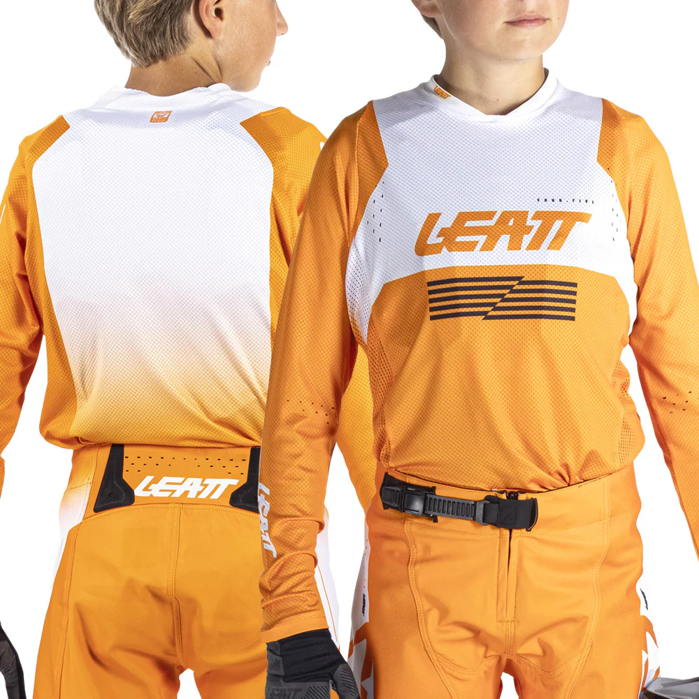 2026 Leatt 4.5 Moto Youth Jersey Orange - Image 3