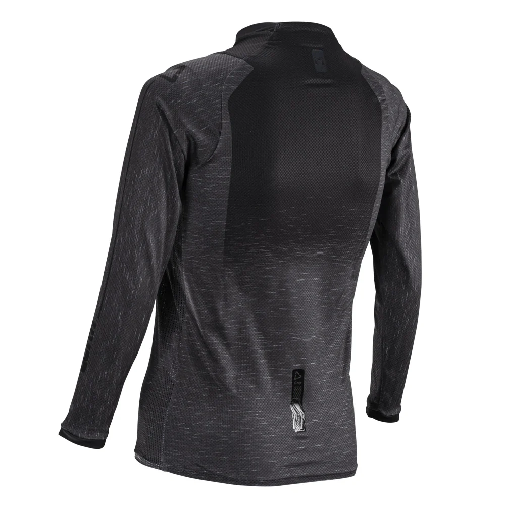 2026 Leatt 4.5 Moto Youth Jersey Stealth Black Grey - Image 2