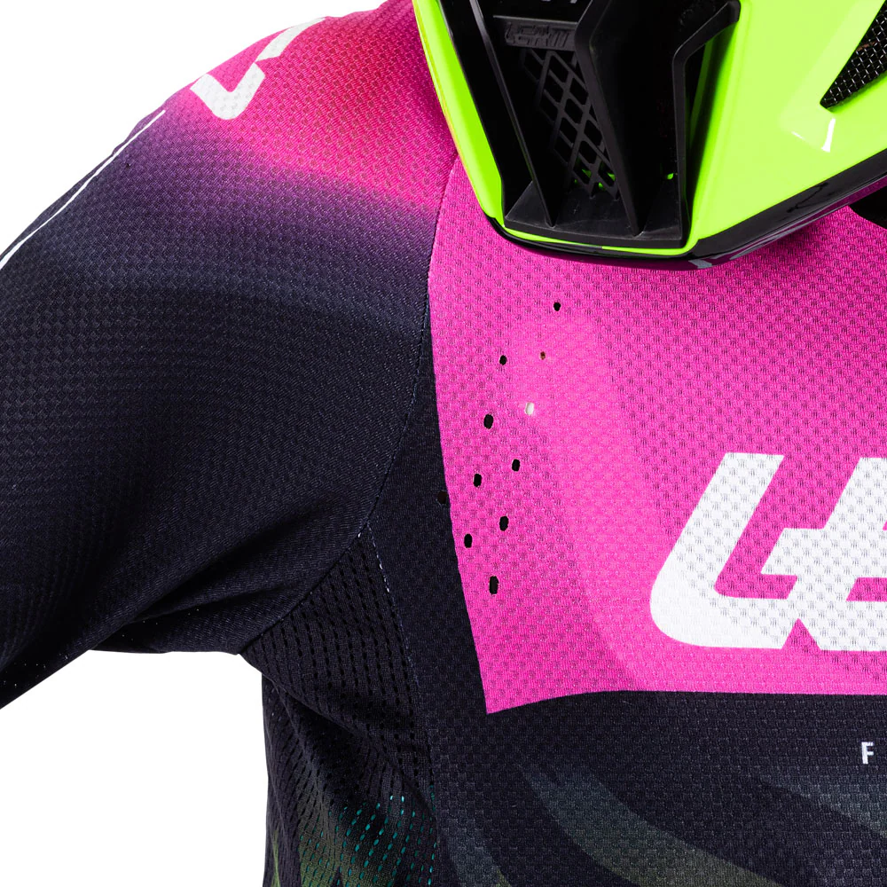 2026 Leatt 4.5 Moto Youth Jersey Tiger Pink - Image 4