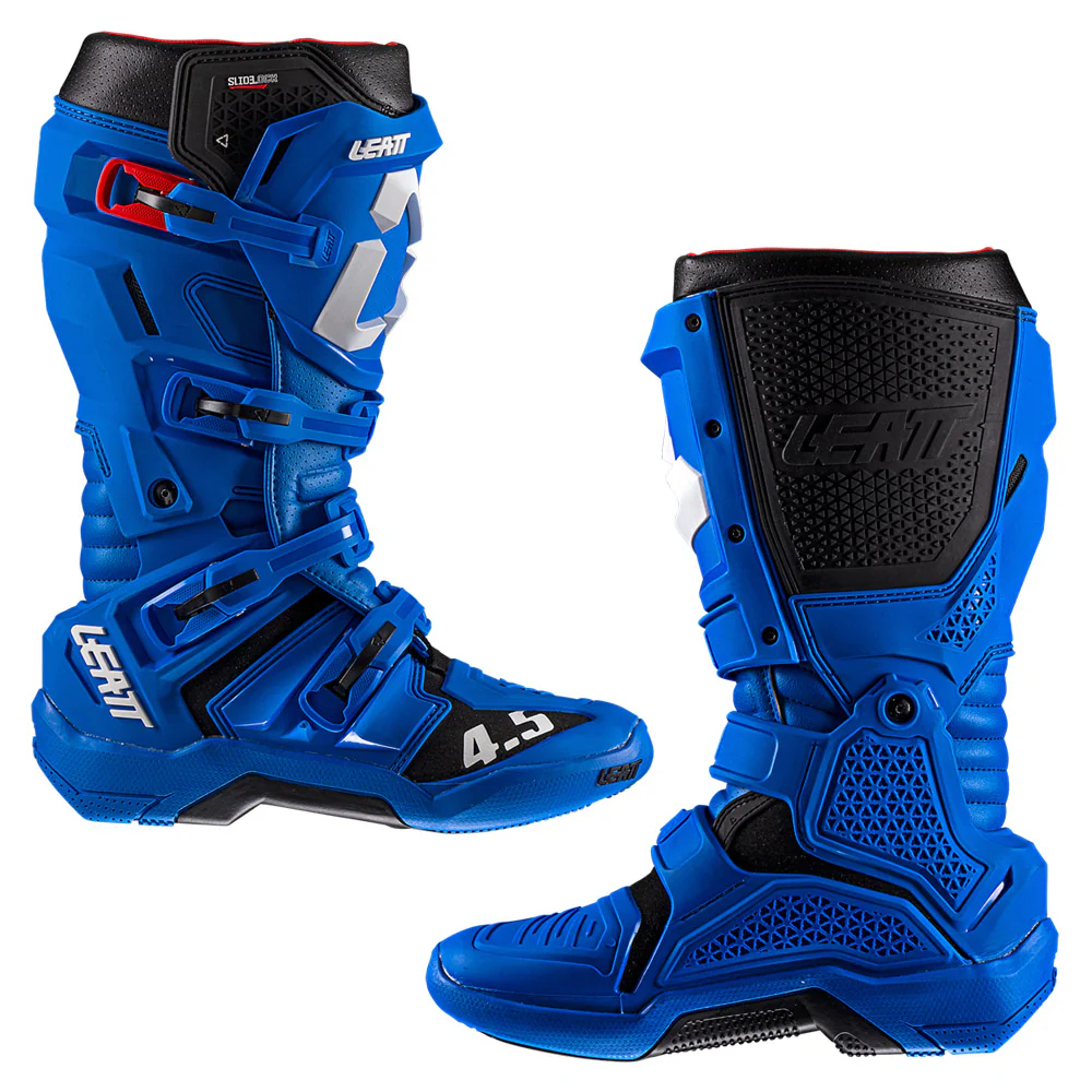 2026 Leatt 4.5 Motocross Boot Blue - Image 3