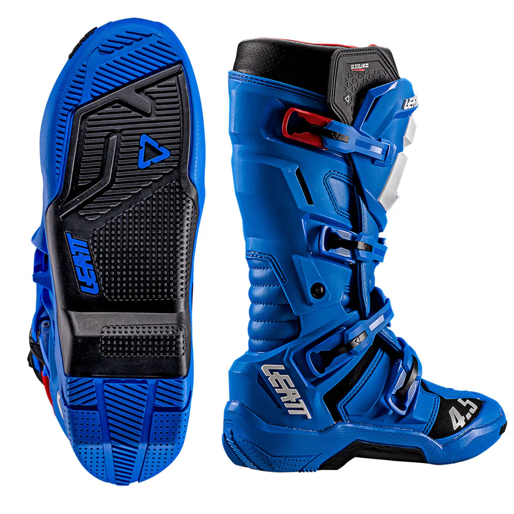 2026 Leatt 4.5 Motocross Boot Blue - Image 4