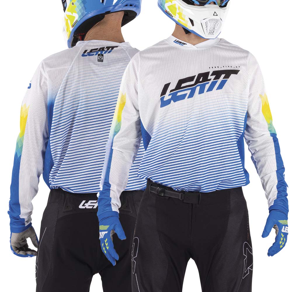 2026 Leatt 4.5 X-Flow Jersey Pixel Blue - Image 3