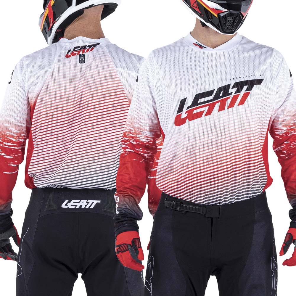 2026 Leatt 4.5 X-Flow Jersey Red - Image 3
