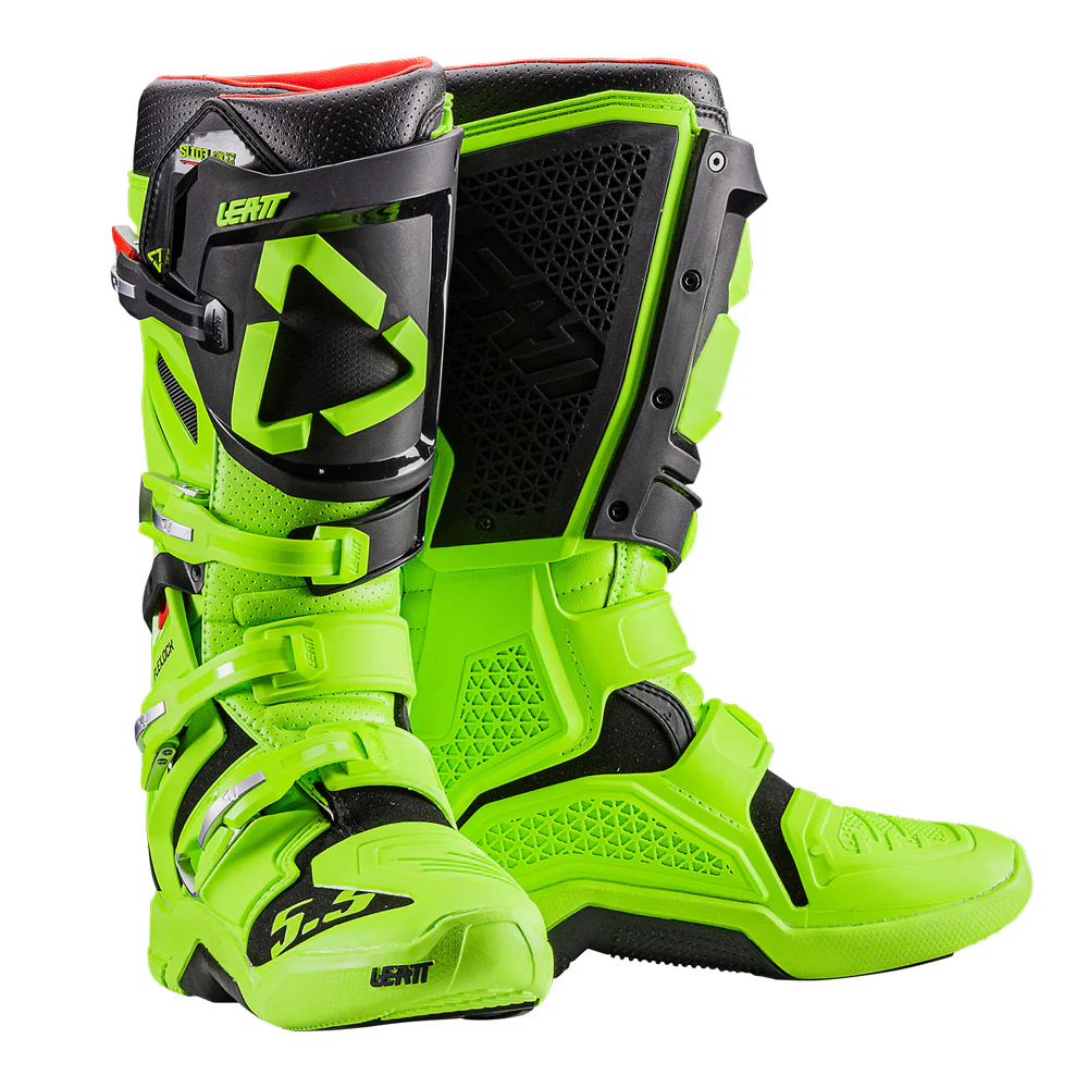 2026 Leatt 5.5 Flexlock Boots Lime Green