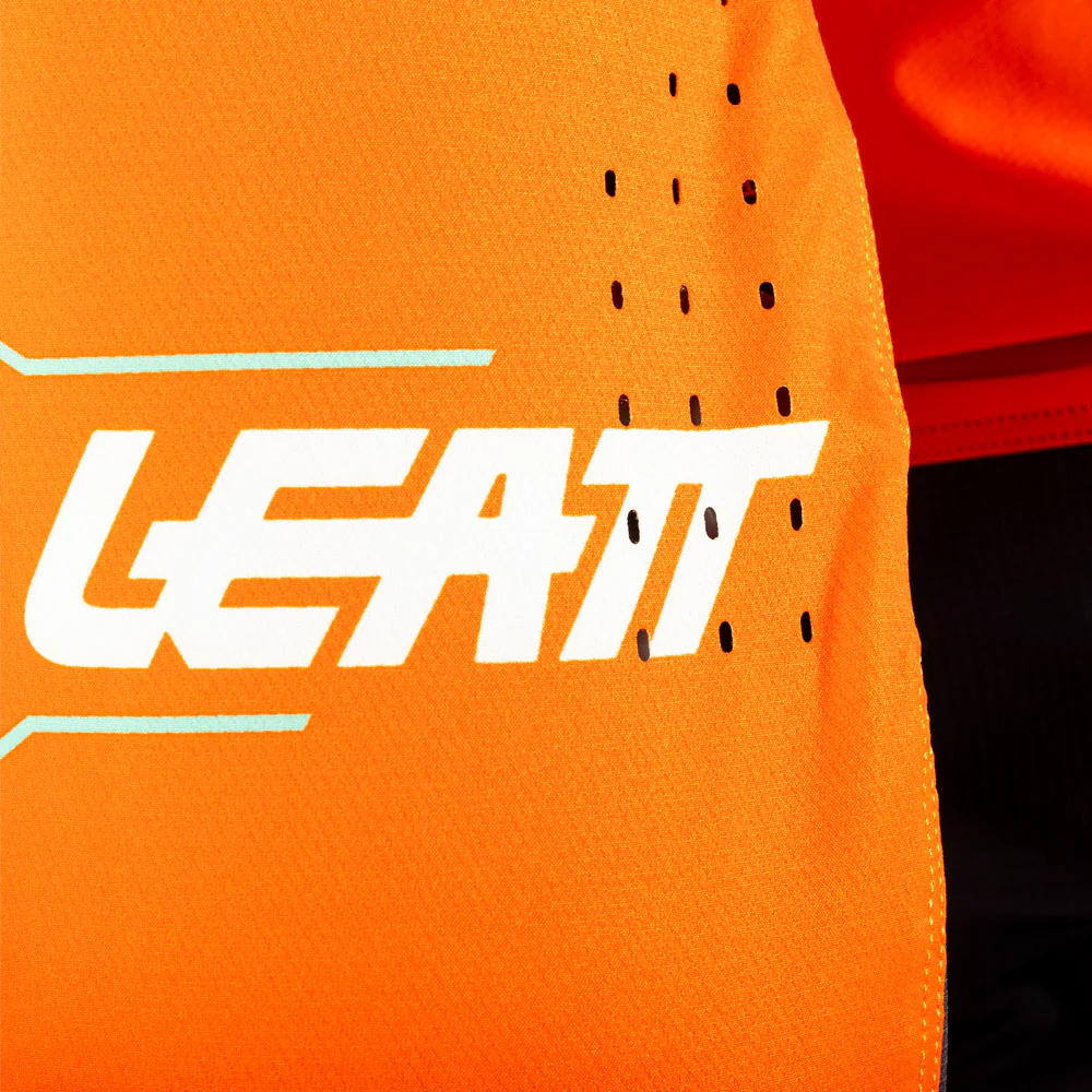 2026 Leatt 5.5 Moto Pant Orange - Image 4