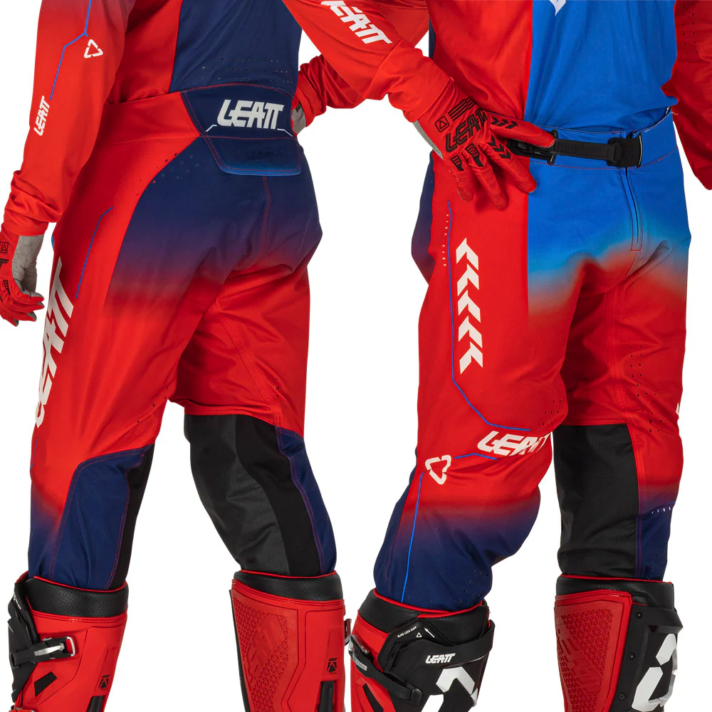 2026 Leatt 5.5 Moto Pant - Royal Blue Red - Image 3