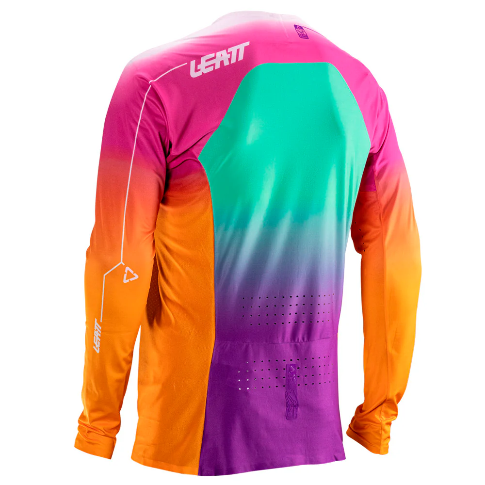 2026 Leatt 5.5 Moto Ultraweld Jersey Pinata Teal - Image 2