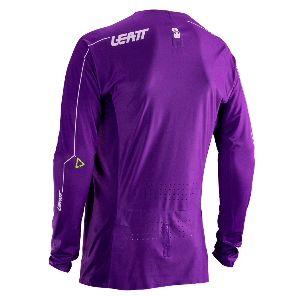 2026 Leatt 5.5 Moto Ultraweld Jersey Purple - Image 2