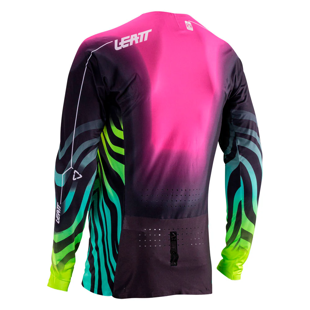 2026 Leatt 5.5 Moto Ultraweld Jersey Tiger Pink - Image 2