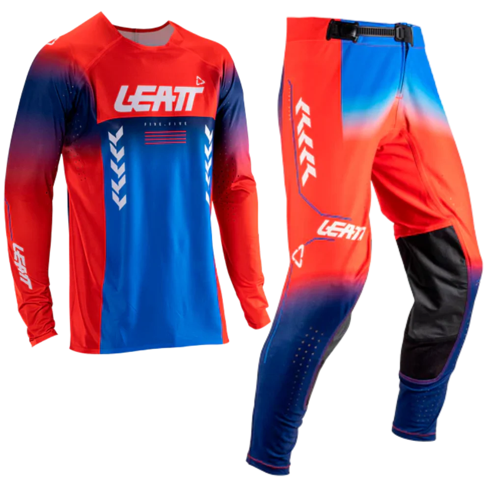 2026 Leatt 5.5 Ultraweld Kit Combo Royal Blue Red