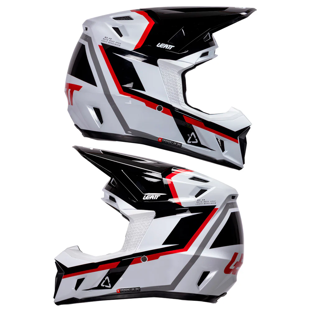 2026 Leatt 7.5 V26 Helmet White Red - Image 2