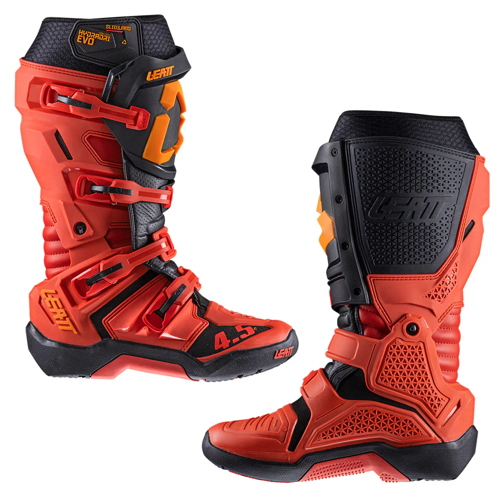 2026 Leatt 4.5 Hydradri  Enduro Boots Burn Red - Image 3