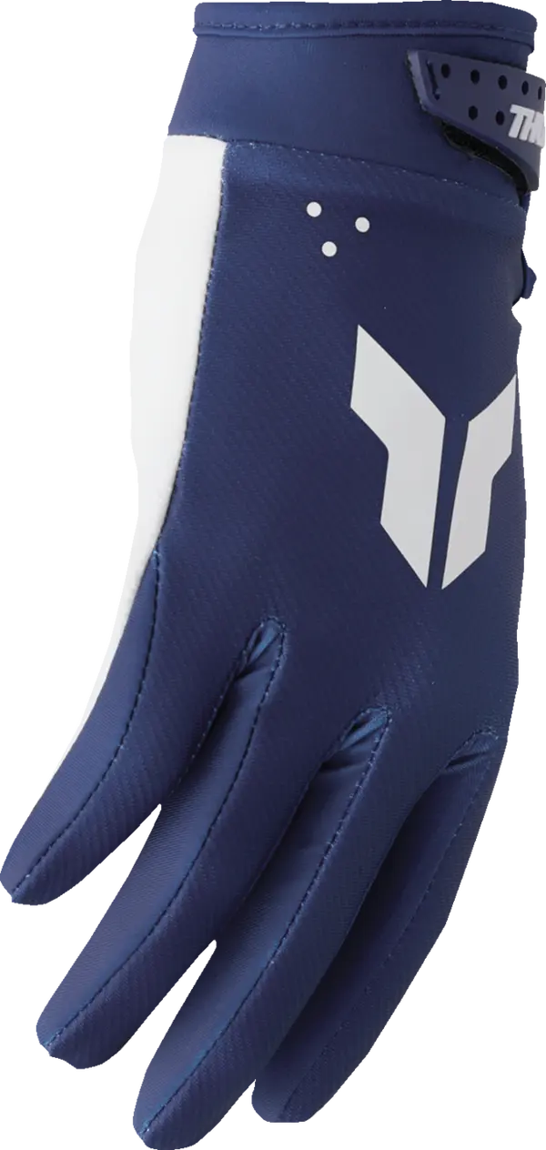 2026 Thor Glove Youth Launchmode Split Navy - Image 3