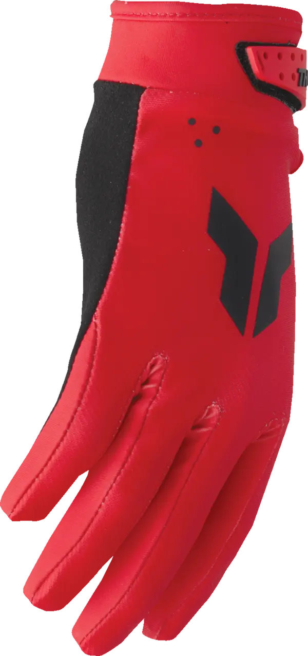 2026 Thor Glove Youth Launchmode Split Red - Image 3