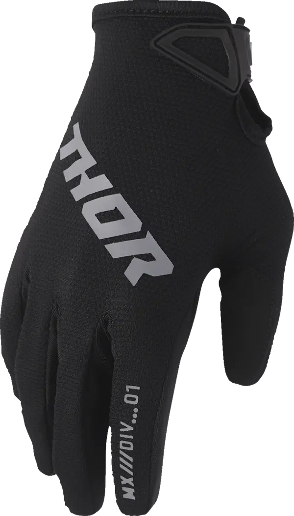 2026 Thor Glove Youth Ridemode Static Black