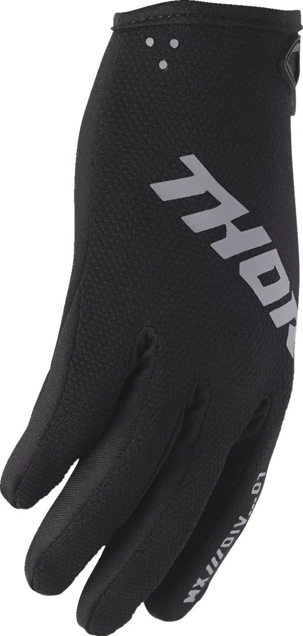2026 Thor Glove Youth Ridemode Static Black - Image 2