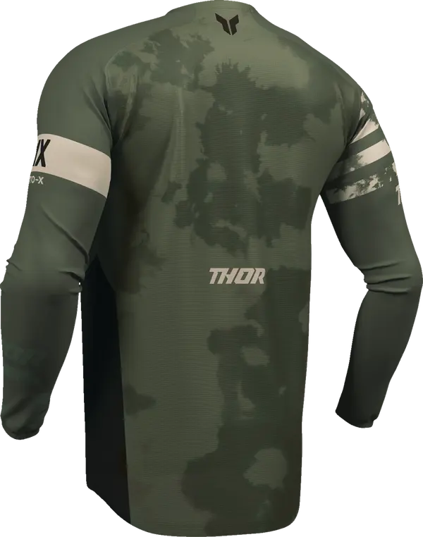 2026 Thor Jersey Launchmode Bleach Black Camo - Image 2