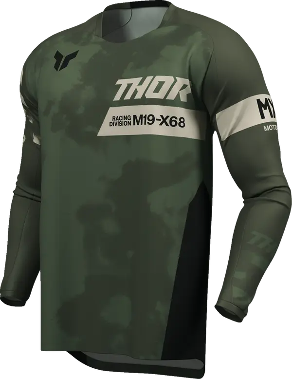 2026 Thor Jersey Launchmode Bleach Black Camo - Image 4