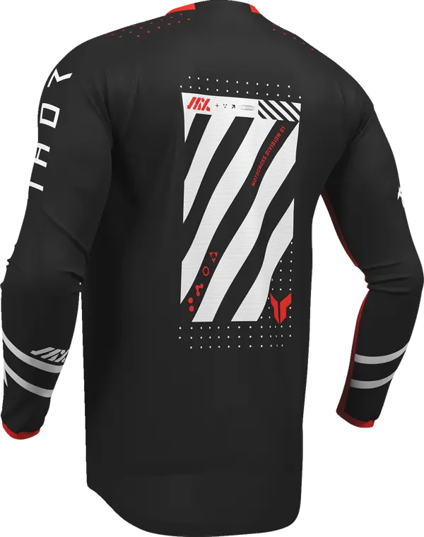 2026 Thor Jersey Launchmode Futura Black Red - Image 3
