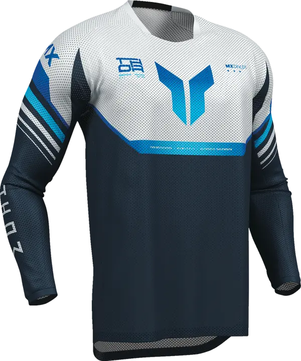 2026 Thor Jersey Launchmode Vent Raptor Midnight Grey