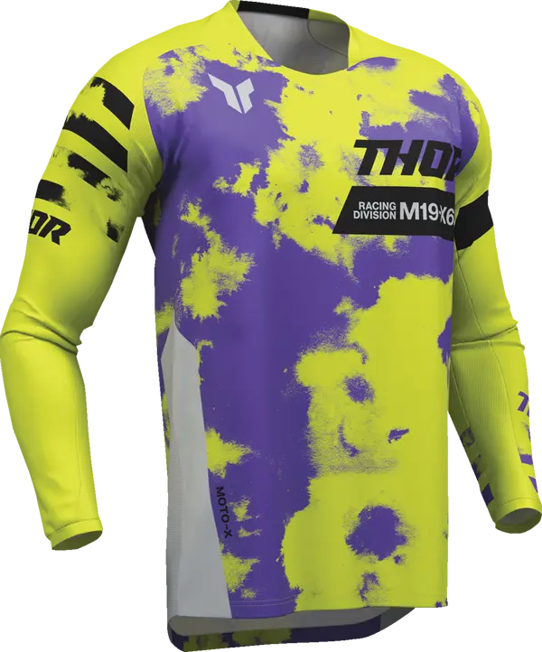 2026 Thor Launchmode Bleach Youth Jersey Grey Acid