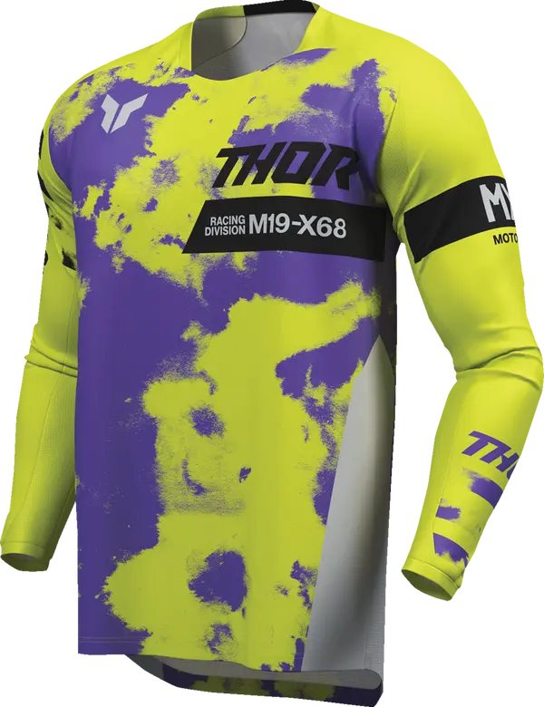 2026 Thor Launchmode Bleach Youth Jersey Grey Acid - Image 3