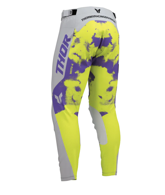 2026 Thor Launchmode Bleach Youth Pant Grey Acid - Image 3