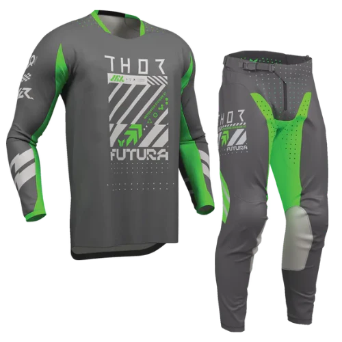 2026 Thor Launchmode Futura Kit Combo Charcoal Green
