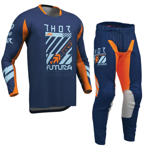 2026 Thor Launchmode Futura Kit Combo Navy Orange