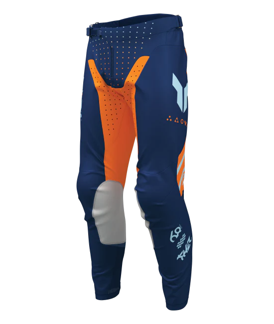 2026 Thor Launchmode Futura Youth Pant Navy Orange - Image 4