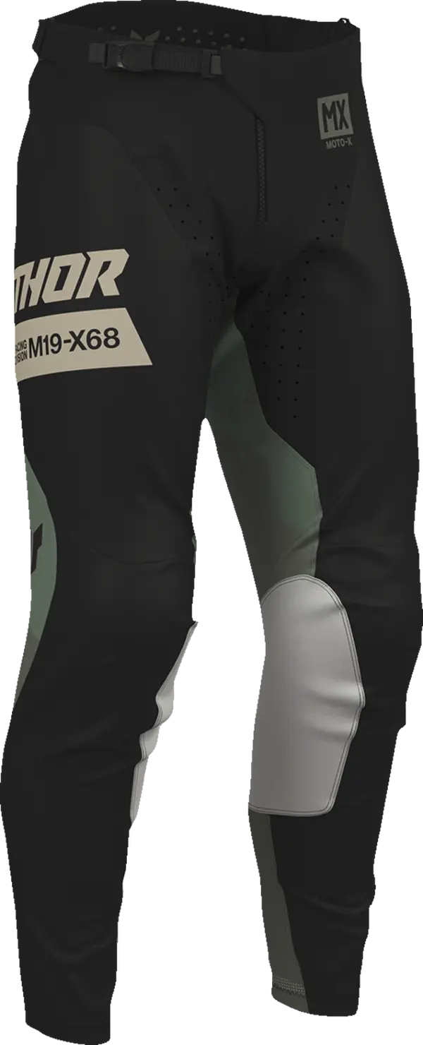 2026 Thor Pant Launchmode Bleach Black Camo