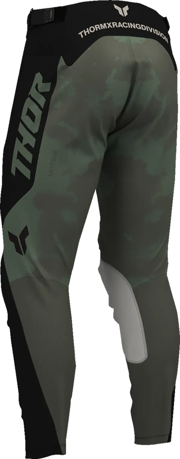 2026 Thor Pant Launchmode Bleach Black Camo - Image 3