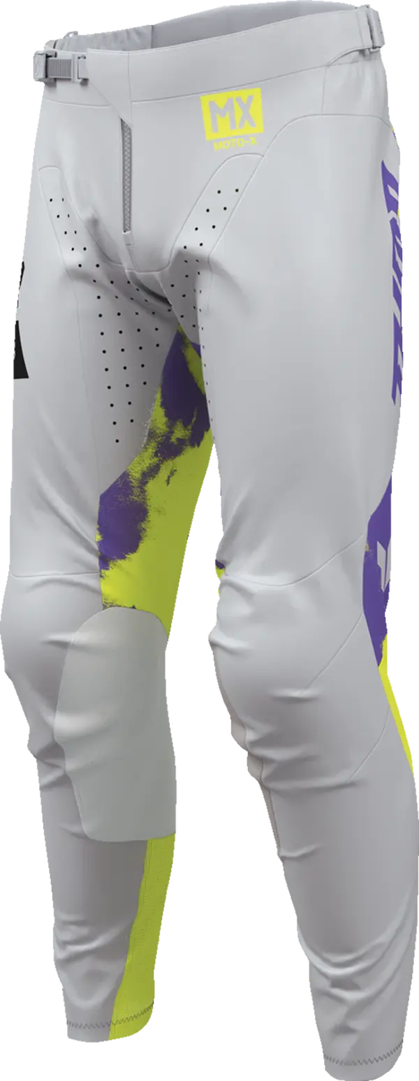 2026 Thor Pant Launchmode Bleach Grey Acid - Image 3