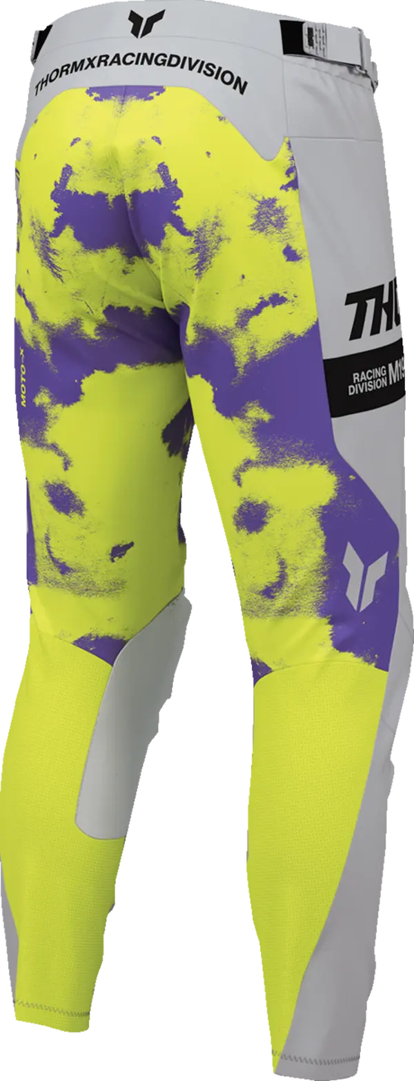 2026 Thor Pant Launchmode Bleach Grey Acid - Image 4