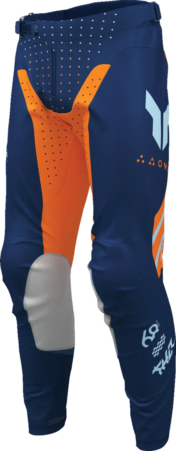 2026 Thor Pant Launchmode Futura Navy Orange - Image 3