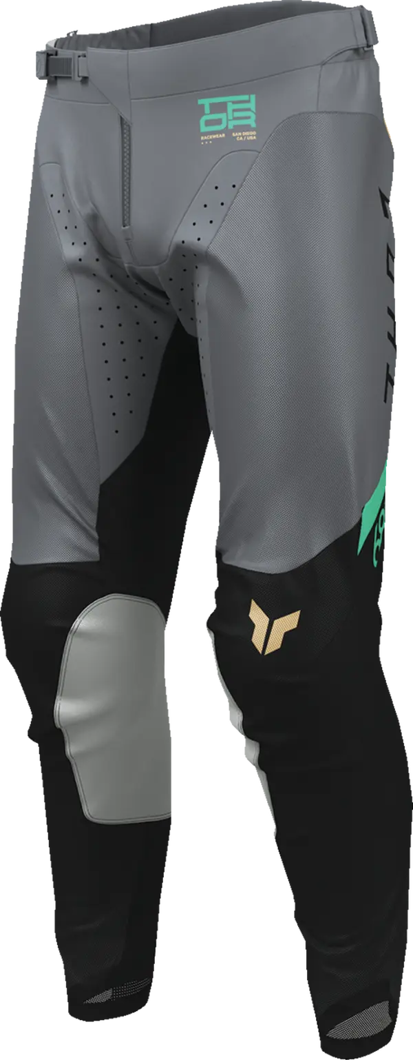 2026 Thor Pant Launchmode Vent Raptor Black Charcoal - Image 4
