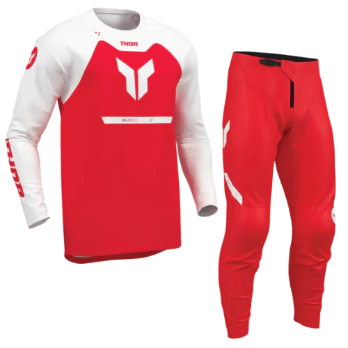 2026 Thor Ridemode Menace Kit Combo Red White