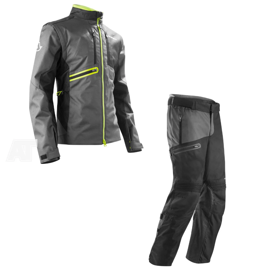 Acerbis Enduro One Kit Combo - Black Grey Yellow