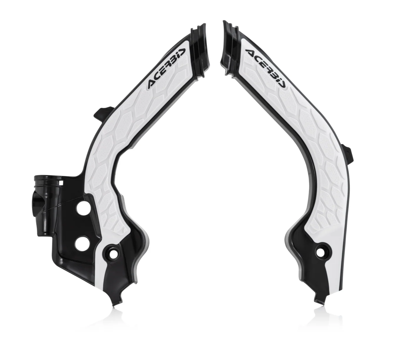Acerbis Gas Gas X-Grip Frame Guards - Black White