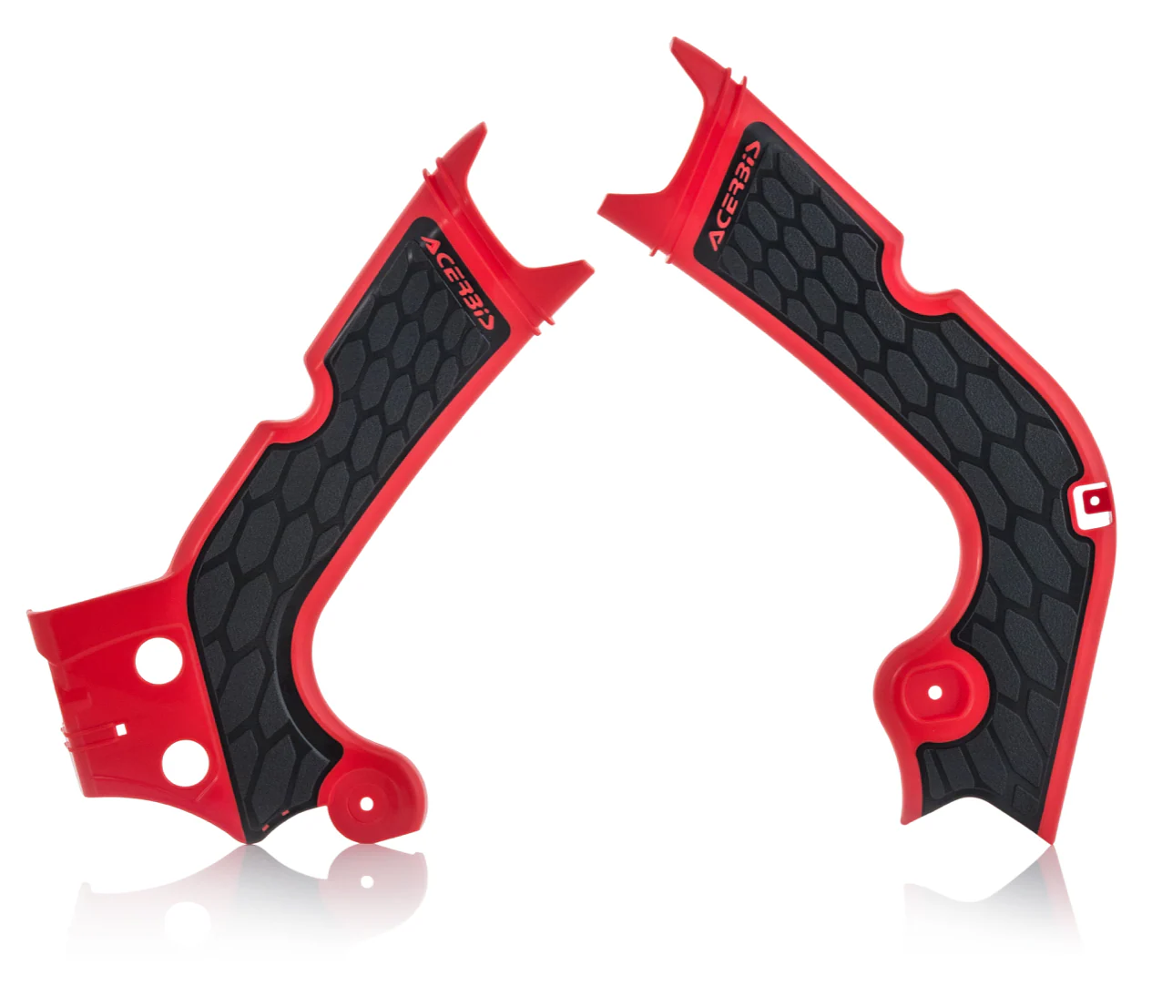 Acerbis Honda X-Grip Frame Guards CRF - Red