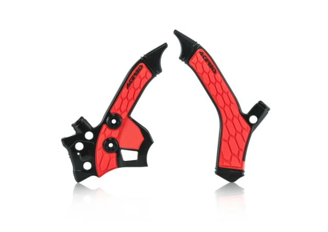 Acerbis Honda X-Grip Frame Guards CRF - Red - Image 2